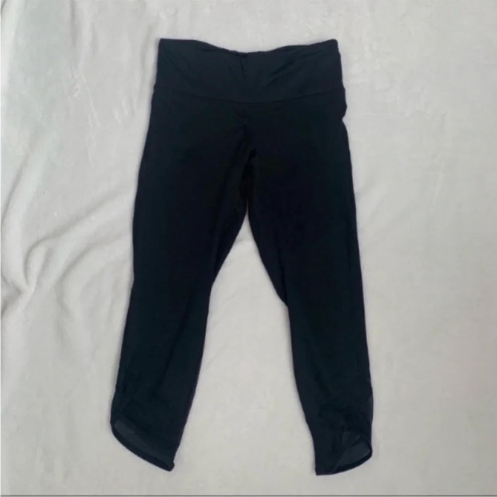 Champion Mesh Detail Cropped Leggings
